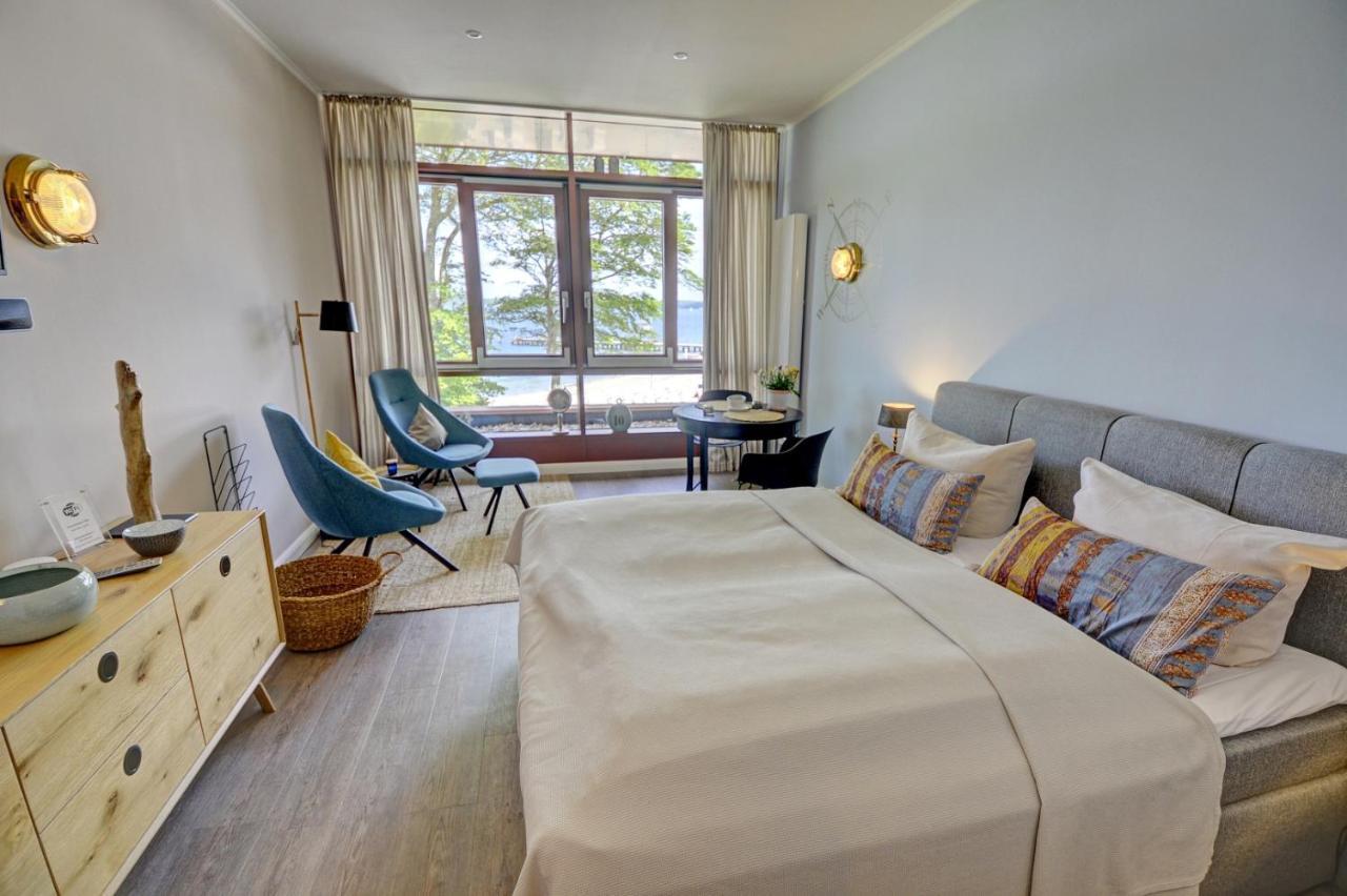 Fewo1846 Intermar - Marina Del Rey - Elegantes Studioapartment Mit Meerblick Und Eigenem Strandkorb Glücksburg Buitenkant foto