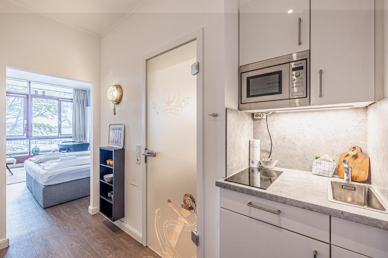 Fewo1846 Intermar - Marina Del Rey - Elegantes Studioapartment Mit Meerblick Und Eigenem Strandkorb Glücksburg Buitenkant foto