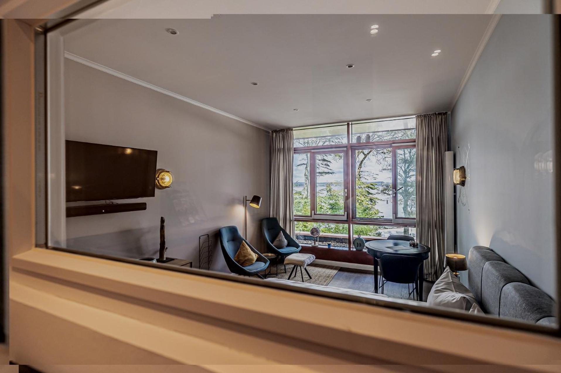 Fewo1846 Intermar - Marina Del Rey - Elegantes Studioapartment Mit Meerblick Und Eigenem Strandkorb Glücksburg Buitenkant foto